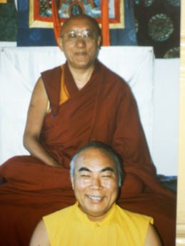 Bokar Rinpoche and Lama Lodu