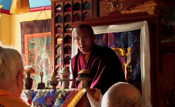 H.H. 17th Karmapa at KDK