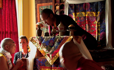 H.H. 17th Karmapa at KDK